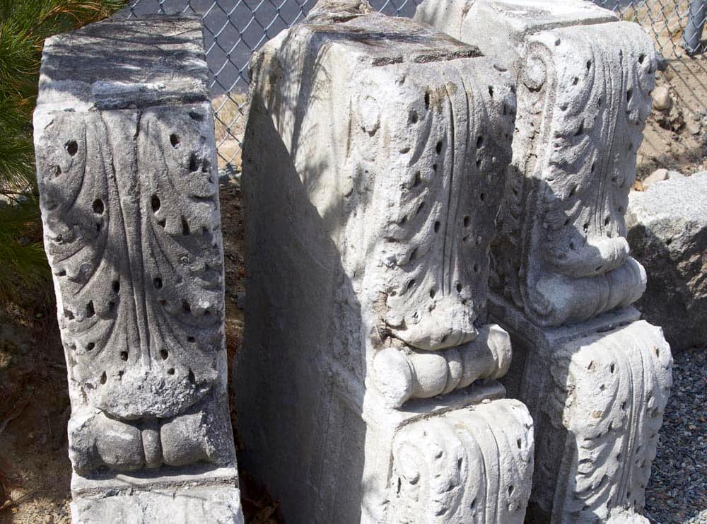 Reclaimed granite architectural element - Stone Curators