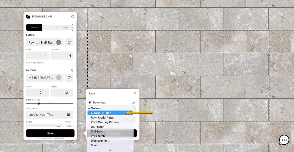 Solidworks Hatch Options Hatch Files | Stone Curators