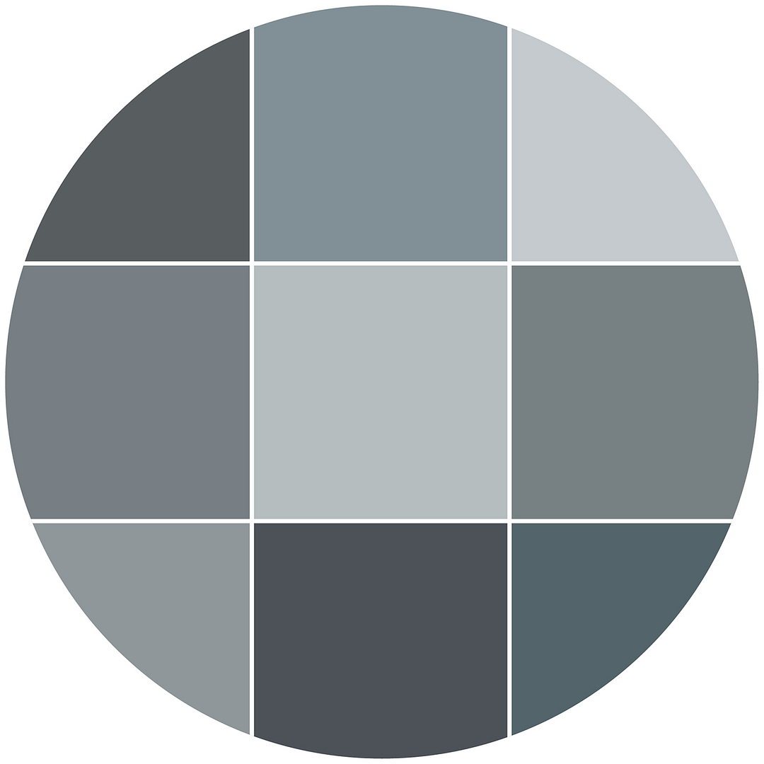 Color theme icon blues