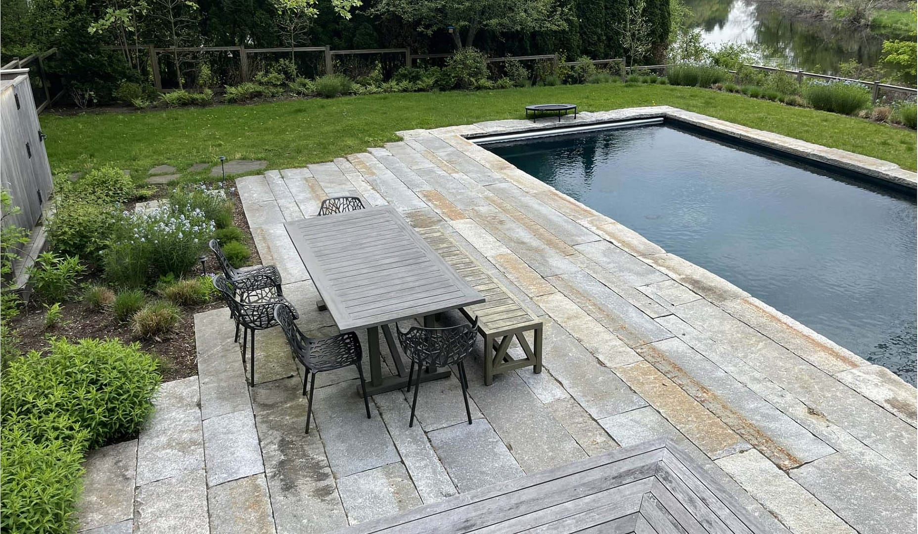 Reclaimed Third Generation Granite Curbstone Plank Pavers P226