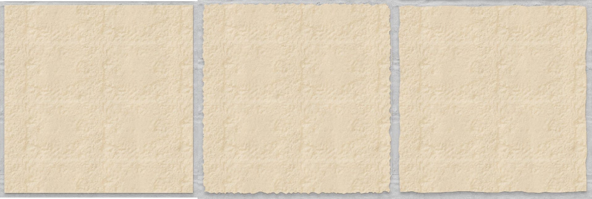 Edges Fine Rough Handmade