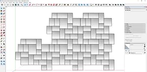 Dimensional Ashlar Random Five Piece-3D-#7