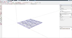 Bluestone Basket Weave - Small Format-3D-#3