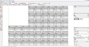 Bluestone Basket Weave - Large Format-3D-#7