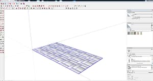 Bluestone Basket Weave - Small Format-3D-#4