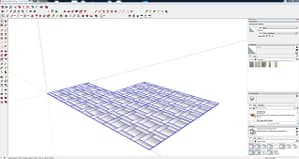 Bluestone Basket Weave - Small Format-3D-#5