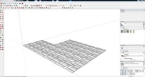 Bluestone Basket Weave - Small Format-3D-#6