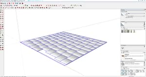 Bluestone Unique Herringbone - Large Format-3D-#3