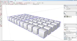 Grid-Pattern-Cubes-3D-#4