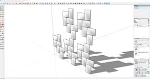 Veneer-Dimensional-Unique-Herringbone-Tall-tight-joints-3D-#7