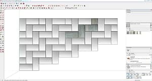 Bluestone Standard Herringbone-3D-#1