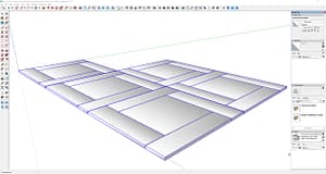 Paving-Stones-Squares-Rectangles-Dimensional-Basket-Weave-tight-joints-3D-#5