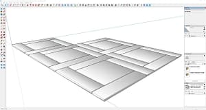 Paving-Stones-Squares-Rectangles-Dimensional-Basket-Weave-tight-joints-3D-#6