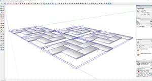 Paving-Stones-Squares-Rectangles-Dimensional-Standard-Herringbone-tight-joints-3D-#5