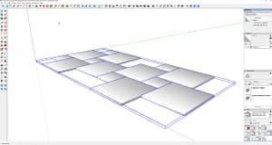 Paving-Stones-Squares-Rectangles-Dimensional-Tear-Drop-tight-joints-3D-#4