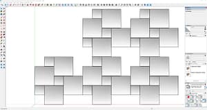 Paving-Stones-Squares-Rectangles-Dimensional-Tear-Drop-tight-joints-3D-#7