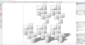 Veneer-Dimensional-Unique-Herringbone-Tall-tight-joints-3D-#6