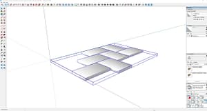 Paving-Stones-Squares-Rectangles-Dimensional-Unique-Herringbone-Tall-tight-joints-3D-#3