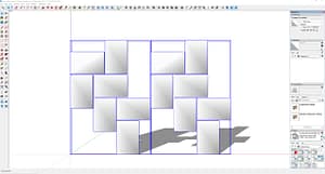 Veneer-Dimensional-Unique-Herringbone-Tall-tight-joints-3D-#4