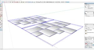 Paving-Stones-Squares-Rectangles--Dimensional-Universal-6-Piece-tight-joints-3D-#4