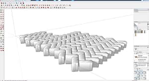 Cobbles-Herringbone-Pattern-Narrow-Side-Up-tight-joints-3D-#6