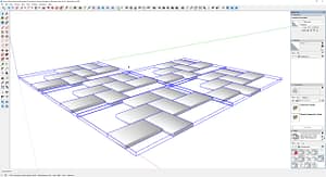 Paving-Stones-Squares-Rectangles-Dimensional-Unique-Herringbone-Tall-tight-joints-3D-#5