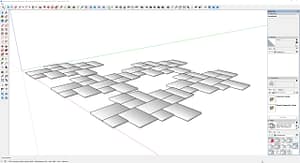 Paving-Stones-Squares-Rectangles--Dimensional-Universal-6-Piece-tight-joints-3D-#6