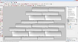 Paving-Stones-Squares-Rectangles-Planks-Varied-Heights-Lengths-Tight-Joints-3D-#7