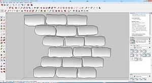 Cobblestone-Running-Bond-Pattern-Narrow-Side-Up-3D-#1
