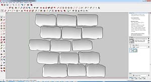 Cobblestone-Running-Bond-Pattern-Wide-Side-Up-3D-#1