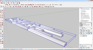 Paving Stones Squares Rectangles Planks Varied Heights Lengths -Sawn-Edges-Split-Ends-#4