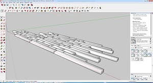 Paving Stones Squares Rectangles Planks Varied Heights Lengths -Sawn-Edges-Split-Ends-#6