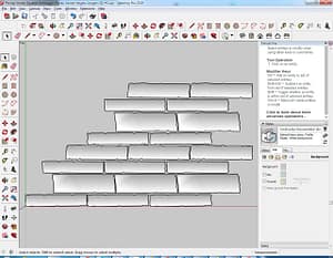 Paving-Stones-Squares-Rectangles-Planks-Varied-Heights-Lengths-3D-#7