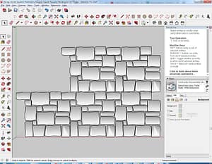 Paving-Stones-Squares-Rectangles-Roughly-Square-Roughly-Rectangular-3D-#7