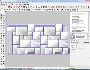 Wallstone-Dimensional-Squares-Rectangles-3D-#4