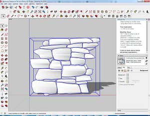 Wallstone-Fieldstone-Flat-and-Blocky-3D-#3