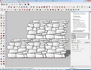 Wallstone-Fieldstone-Flat-and-Blocky-3D-#6