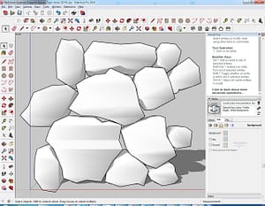 Wallstone-Quarried-Snapped-Mosaic-Tight-Joints-3D-#1