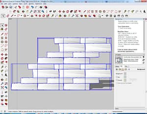 Wallstone-Quarried-Snapped-Planks-Tight-Joints-3D-#5