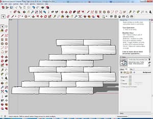 Wallstone-Quarried-Snapped-Planks-Tight-Joints-3D-#6