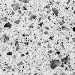 Inclusions natural stone color pattern in grayscale