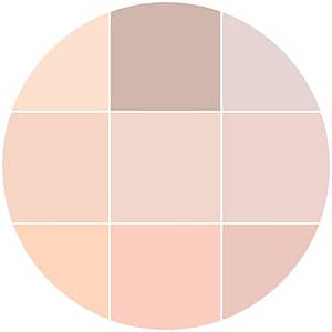 Pinks natural stone color theme