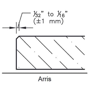 Square Arris Illustration
