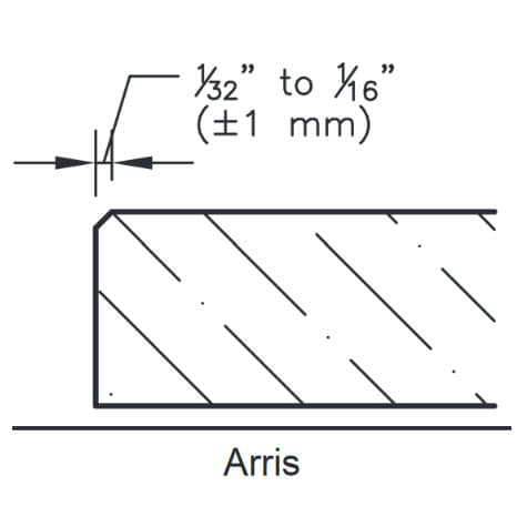 Square Arris Illustration