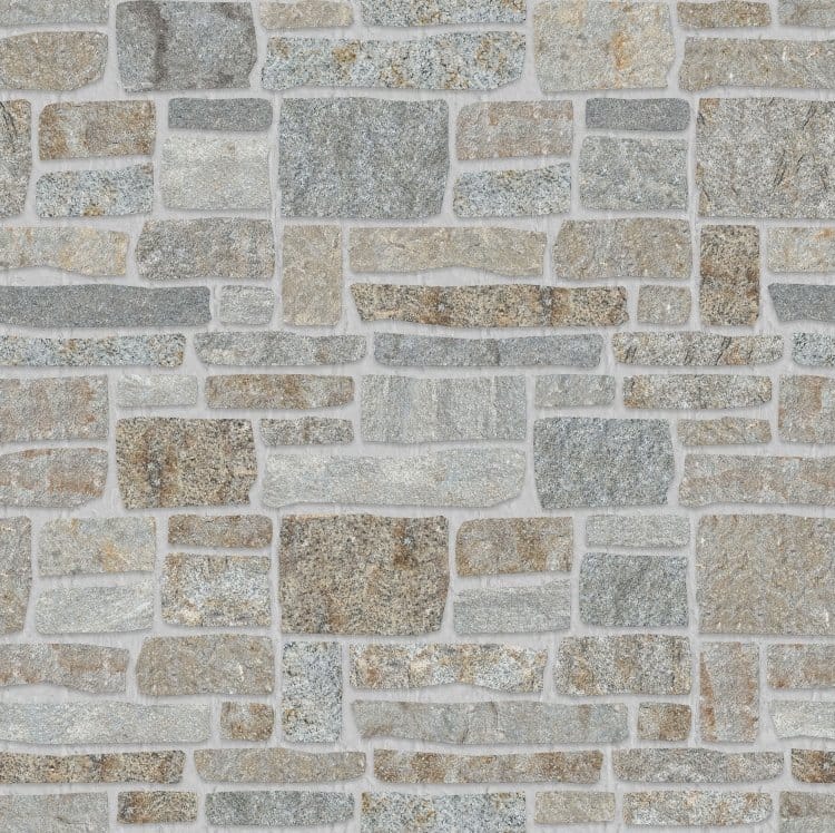 Granite Reclaimed Thin Veneer Weathered Worn Surface M796 Quarried Snapped Roughly Square Roughly Rectangular rounded edges DP025 90.4 x 90.2 inches Stone Curators