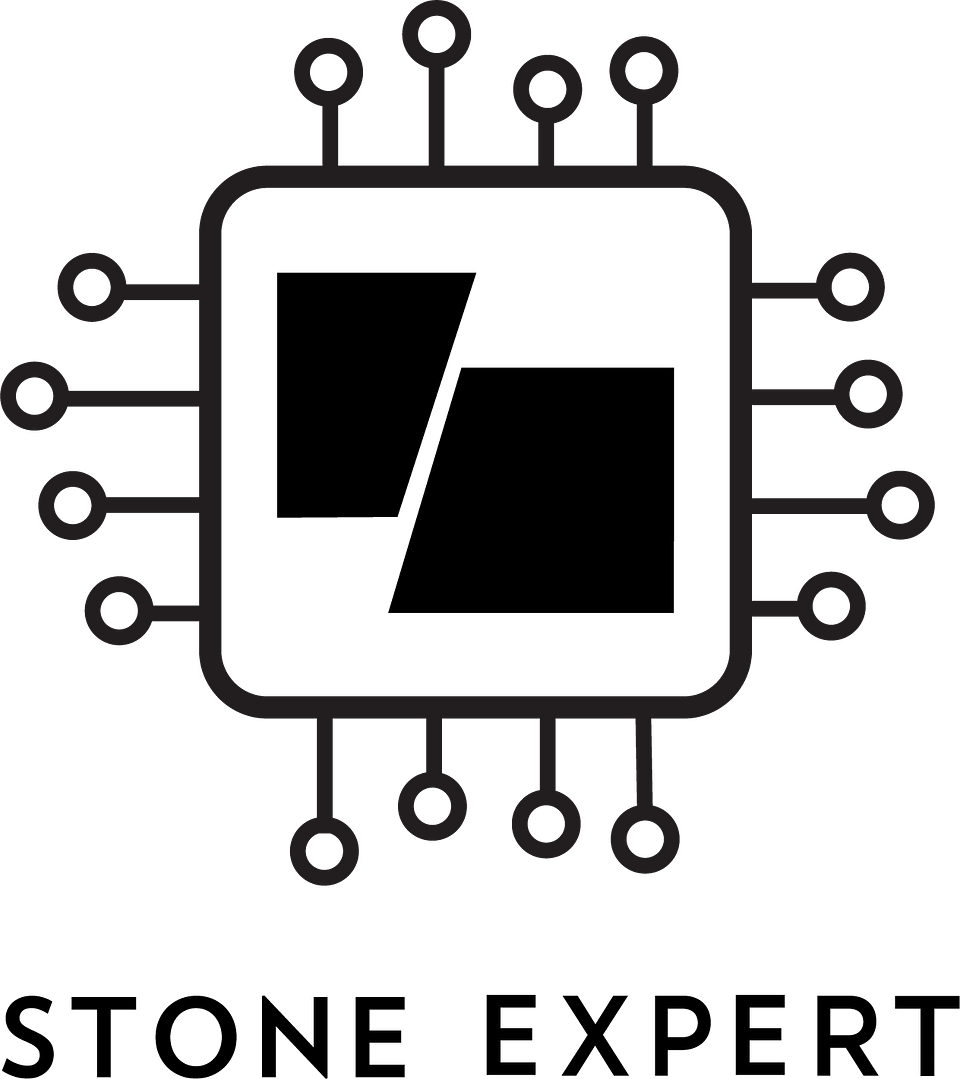Stone Expert logo with favicon nodes
