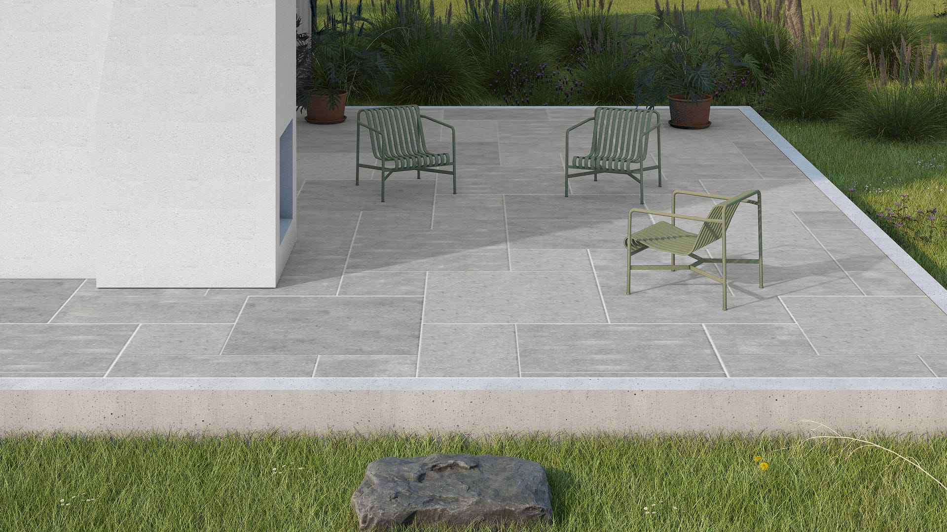  SDT1539 SDM488 M546 Belgian Bluestone - Enoskin | Pattern DP094 Paving - Universal - Sawn Edge - Dimensional 14 Pieces 4 Sizes | {24x24”(4) 48x24”(2) 48x36”(4) 48x48”(4)