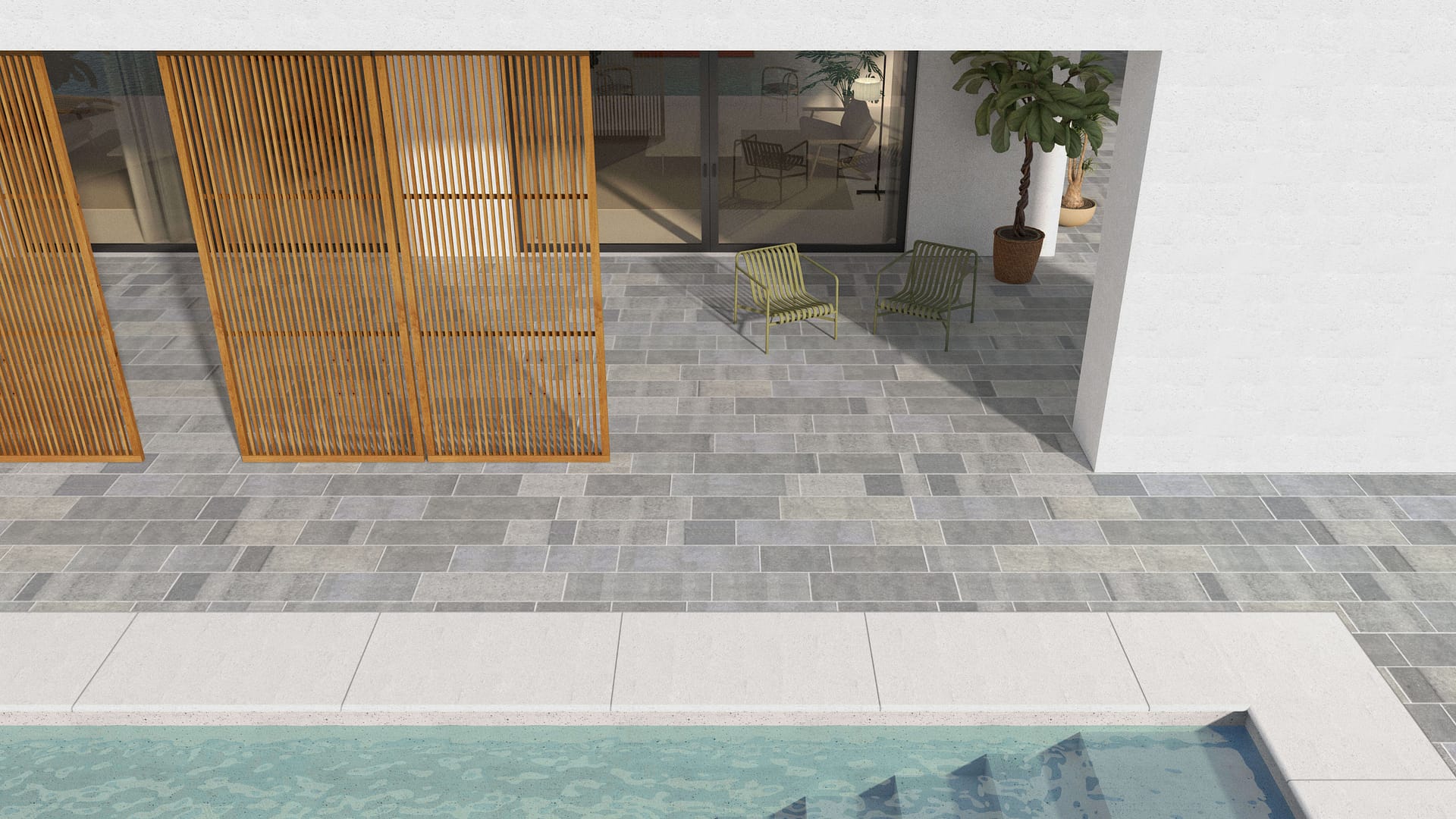 SDT1512 SDM496 M546 Belgian Bluestone - Sawn | Pattern DP087 Paving - Running Bond - Sawn Edge - Dimensional 22 Pieces 3 Sizes | 18x12"(8) 24x12"(6) 36x12"(8)