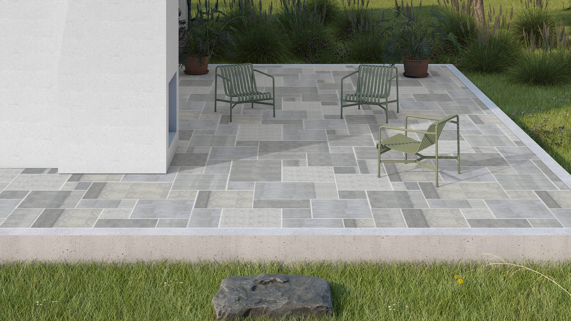  SDT1511 SDM496 M546 Belgian Bluestone - Sawn | Pattern DP086 Paving - Universal - Sawn Edge - Dimensional 12 Pieces 4 Sizes | 12x12”(4) 24x12”(2) 24x24”(4) 36x24”(2)