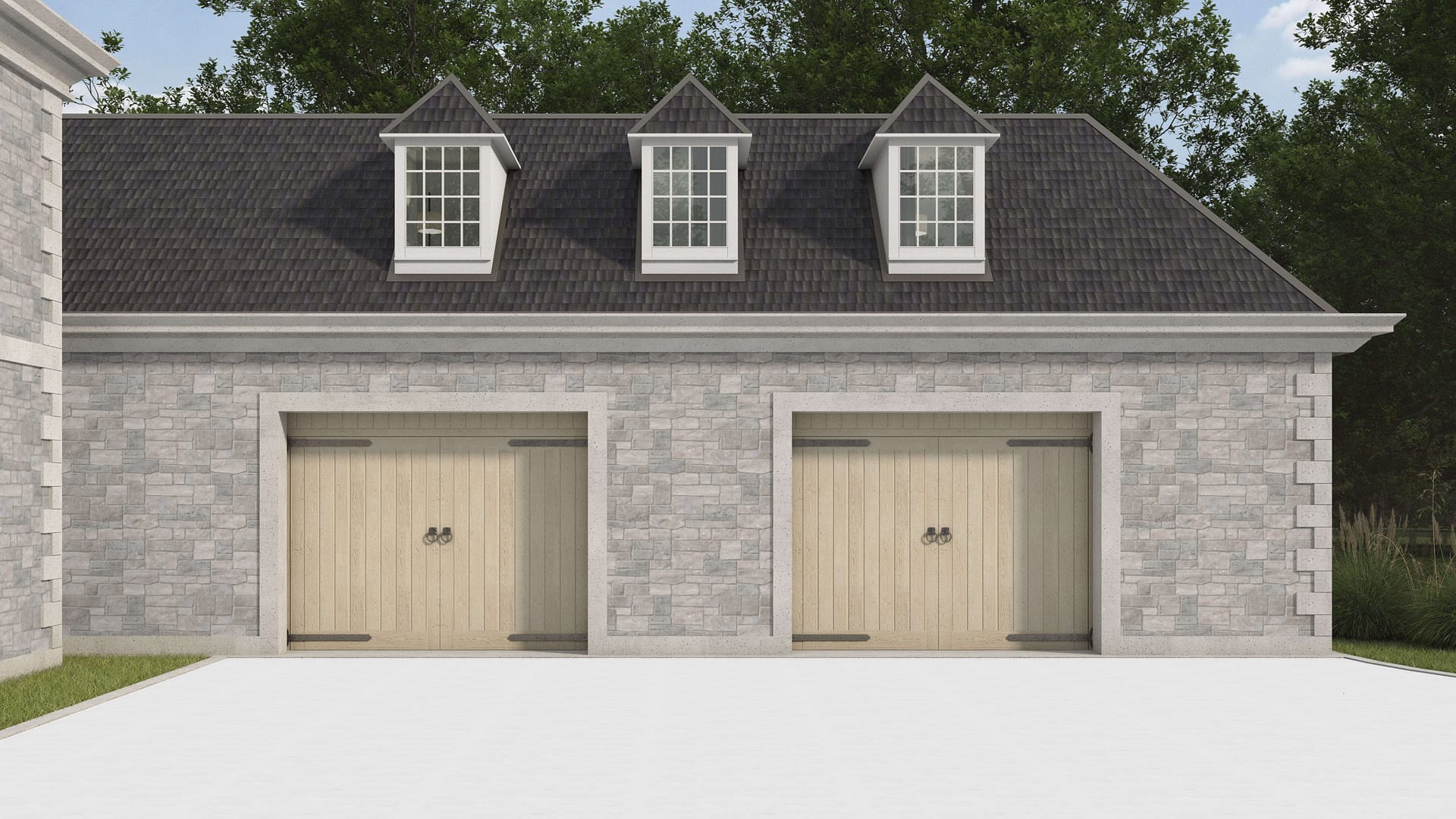 SDT1327 SDM383 M1256 Fond du Lac Colonial Limestone - Split-face | Pattern DP106 Veneer - Ashlar - Split Edge - Random Sizes 6x4" to 20x12" | Thin